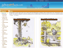 Tablet Screenshot of galwayartworks.com